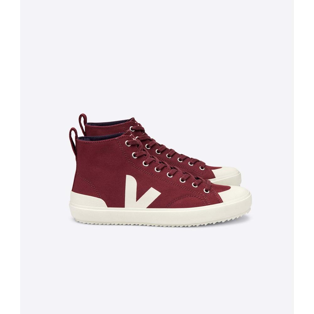 Veja NOVA HT CANVAS Men\'s High Tops Burgundy | CA 105SGL